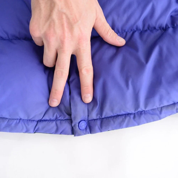 VTG 90S Nautica Elevation 8000 Reversible Blue Green Puffer Zip Up Winter Jacket - Picture 16 of 16